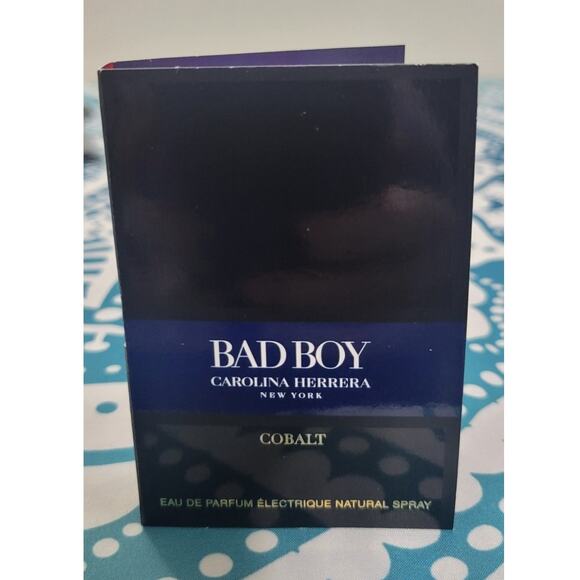 Carolina Herrera Other - Carolina Herrera Bad Boy Cobalt Extreme Spray Perfume Sample 0.05oz 2 Samples